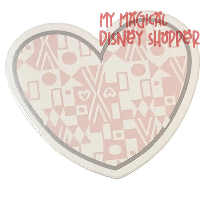 “It’s a Small World” Heart Sticker