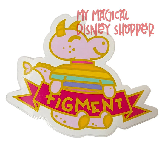 Figment Rainbow Sweater Sticker with Banner