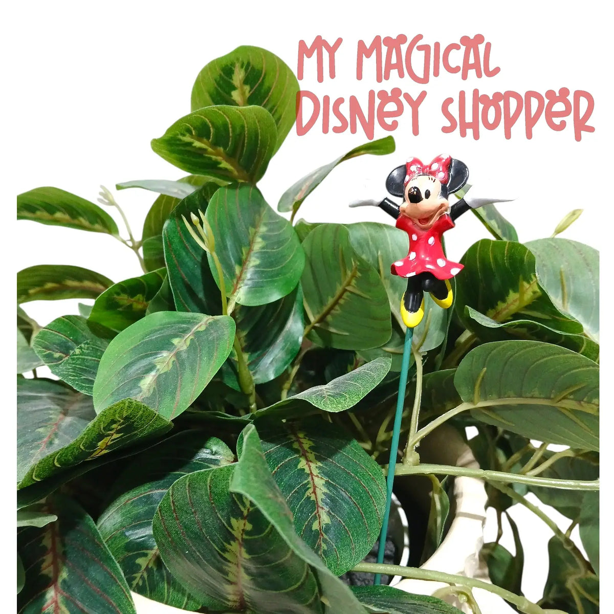 Disney Minnie Mouse Plant Stake – Decorative Garden & Houseplant Accessory 🎀🌱🐭✨