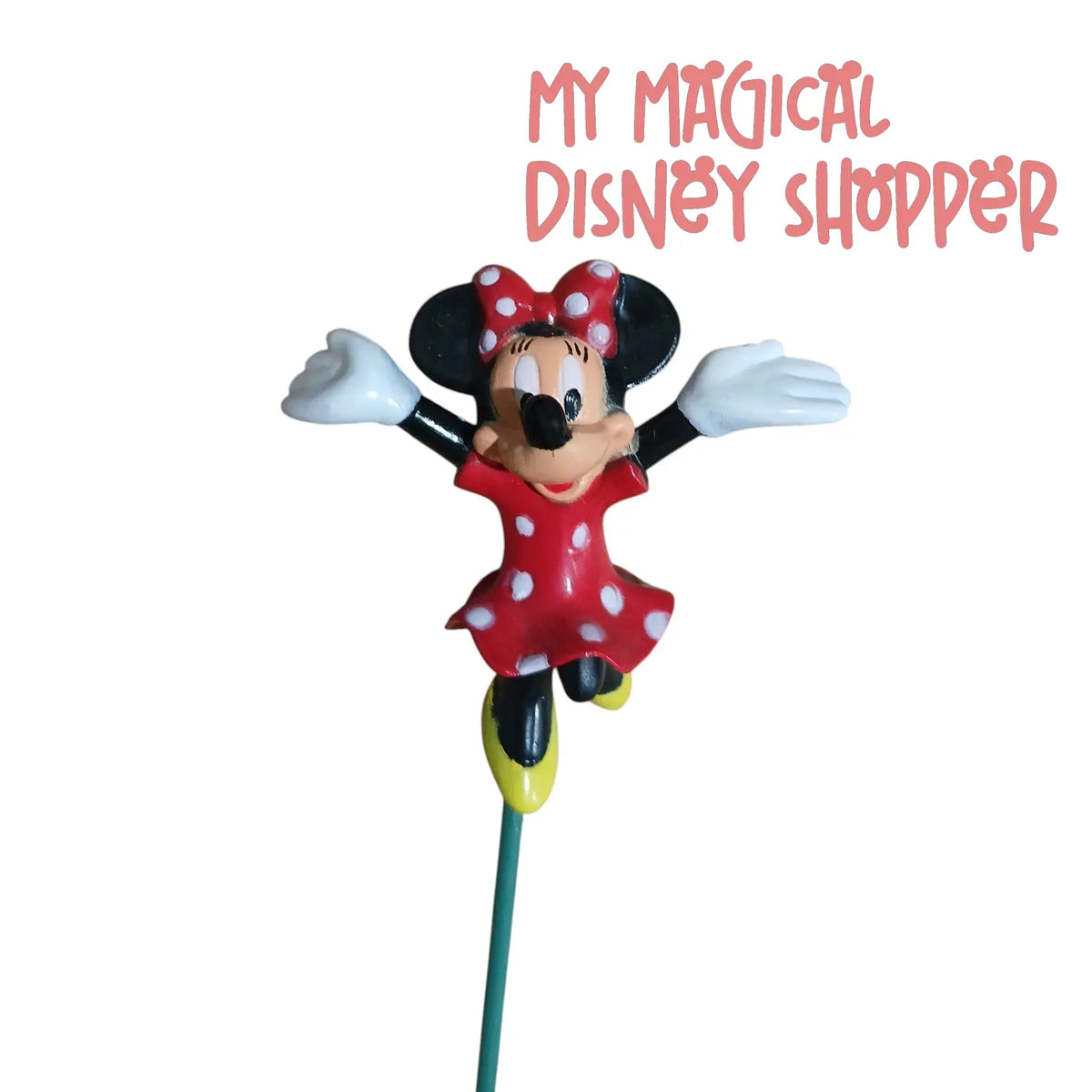 Disney Minnie Mouse Plant Stake – Decorative Garden & Houseplant Accessory 🎀🌱🐭✨