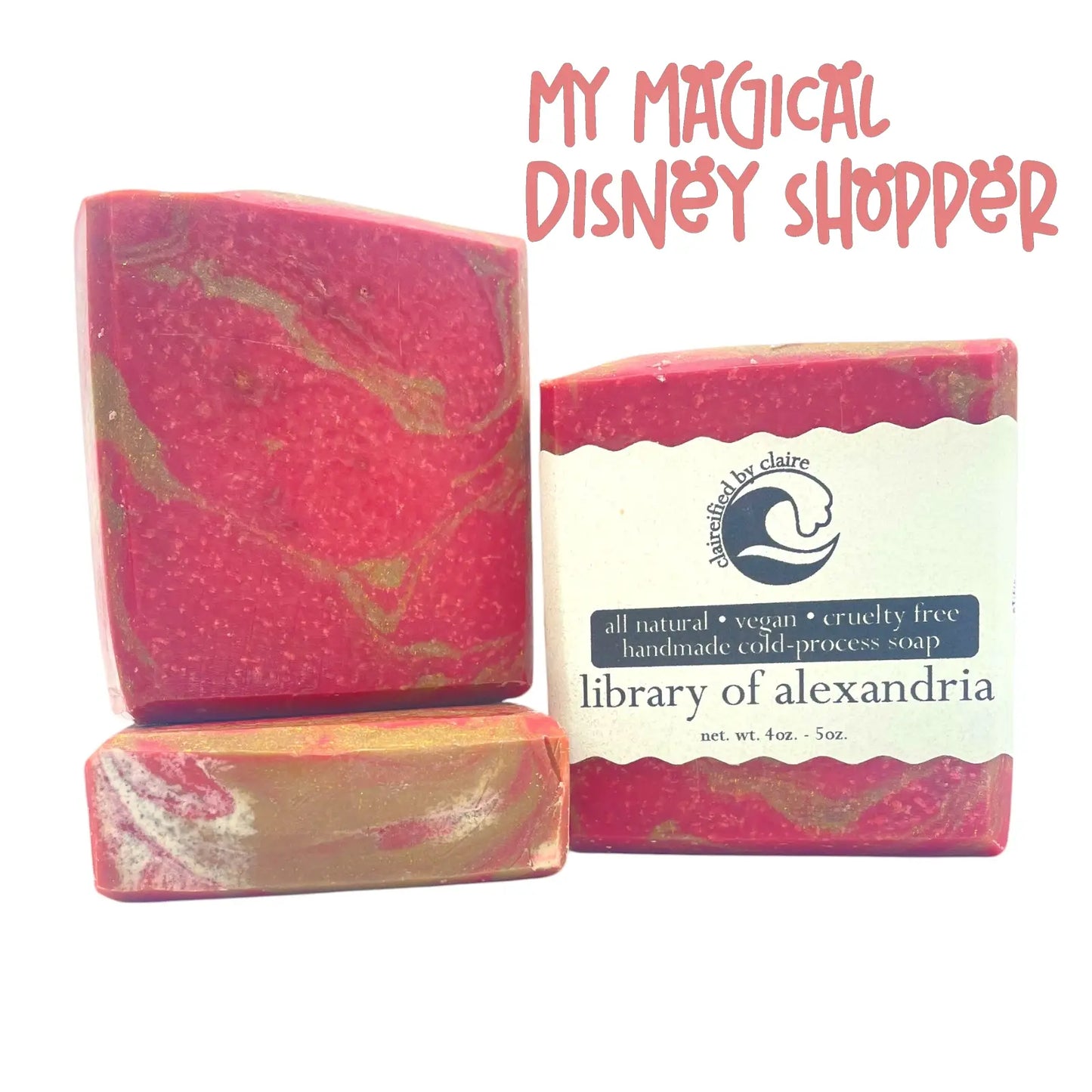 All-Natural Handmade Disney-Inspired Vegan Soap – Choose Your Scent 🧼🏰🌿✨