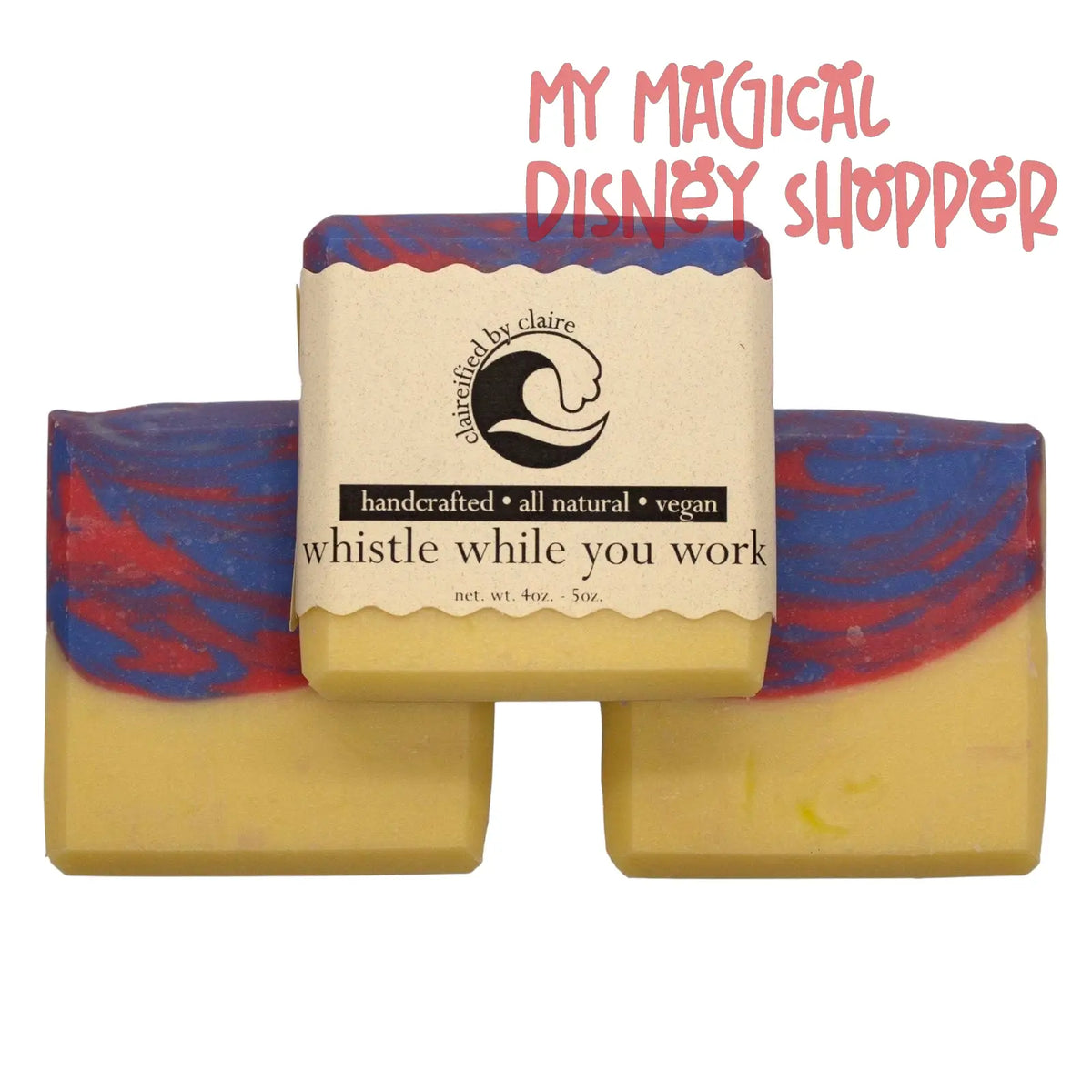 All-Natural Handmade Disney-Inspired Vegan Soap – Choose Your Scent 🧼🏰🌿✨
