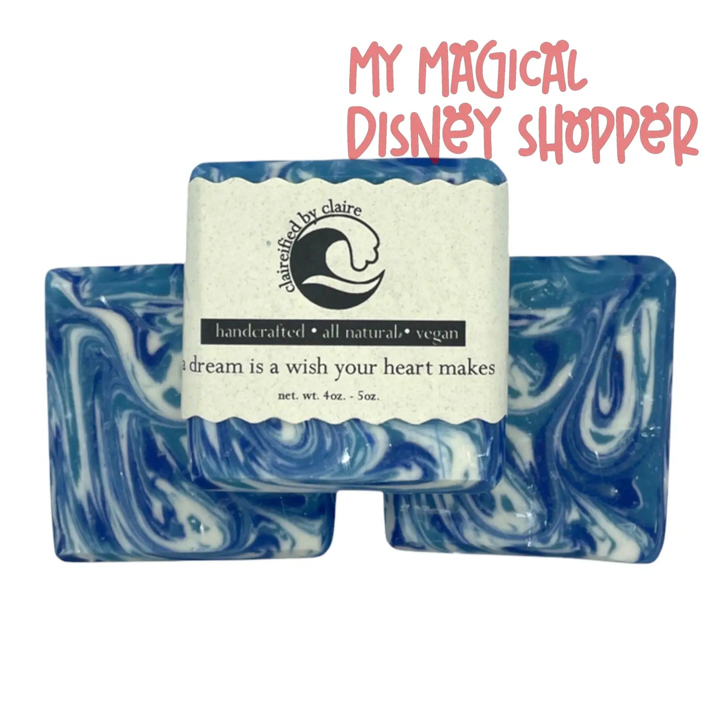 All-Natural Handmade Disney-Inspired Vegan Soap – Choose Your Scent 🧼🏰🌿✨
