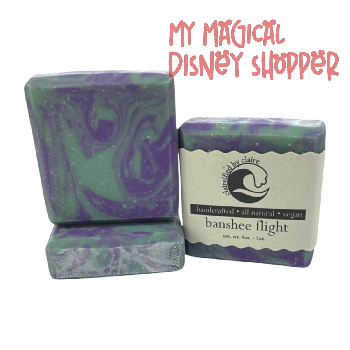 All-Natural Handmade Disney-Inspired Vegan Soap – Choose Your Scent 🧼🏰🌿✨