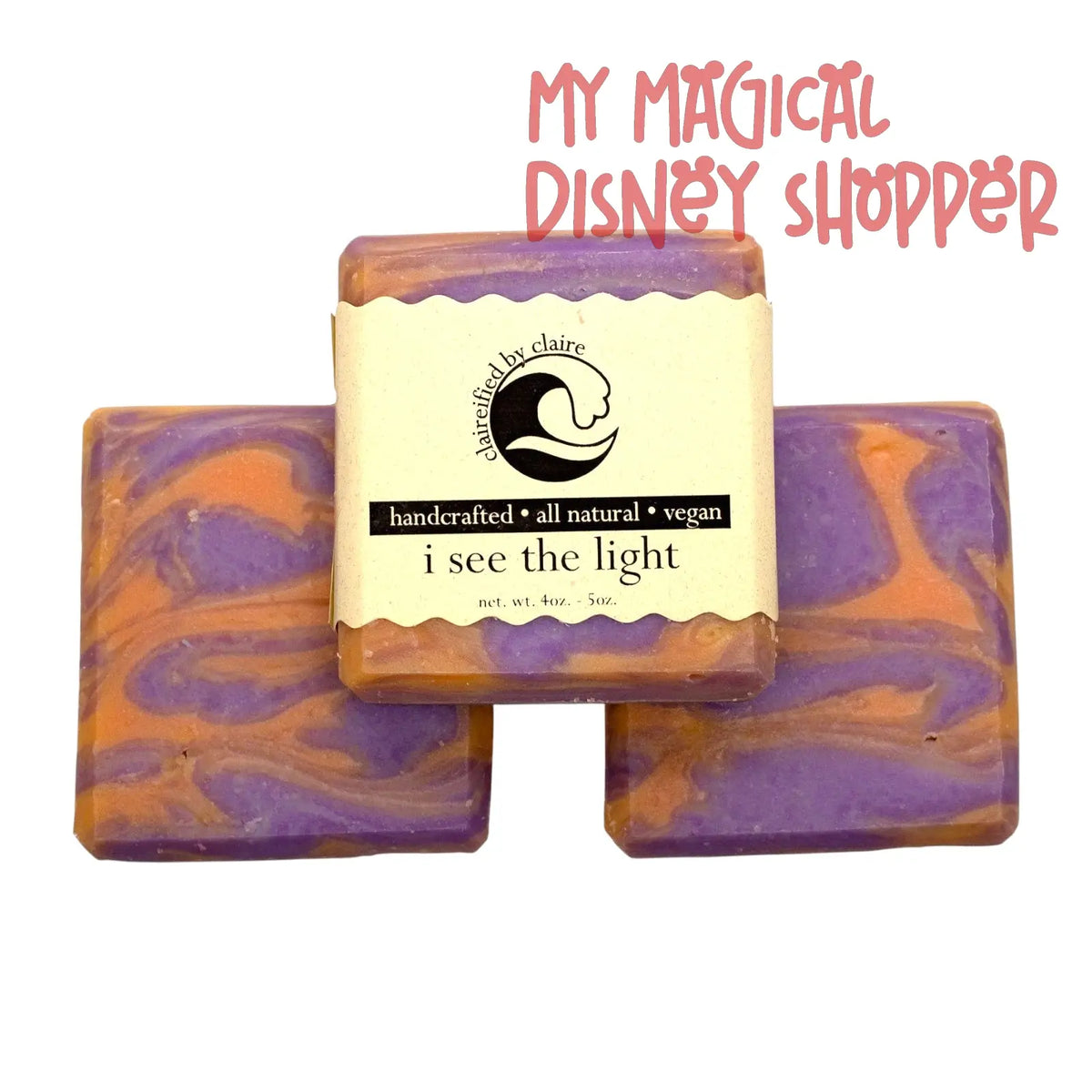 All-Natural Handmade Disney-Inspired Vegan Soap – Choose Your Scent 🧼🏰🌿✨