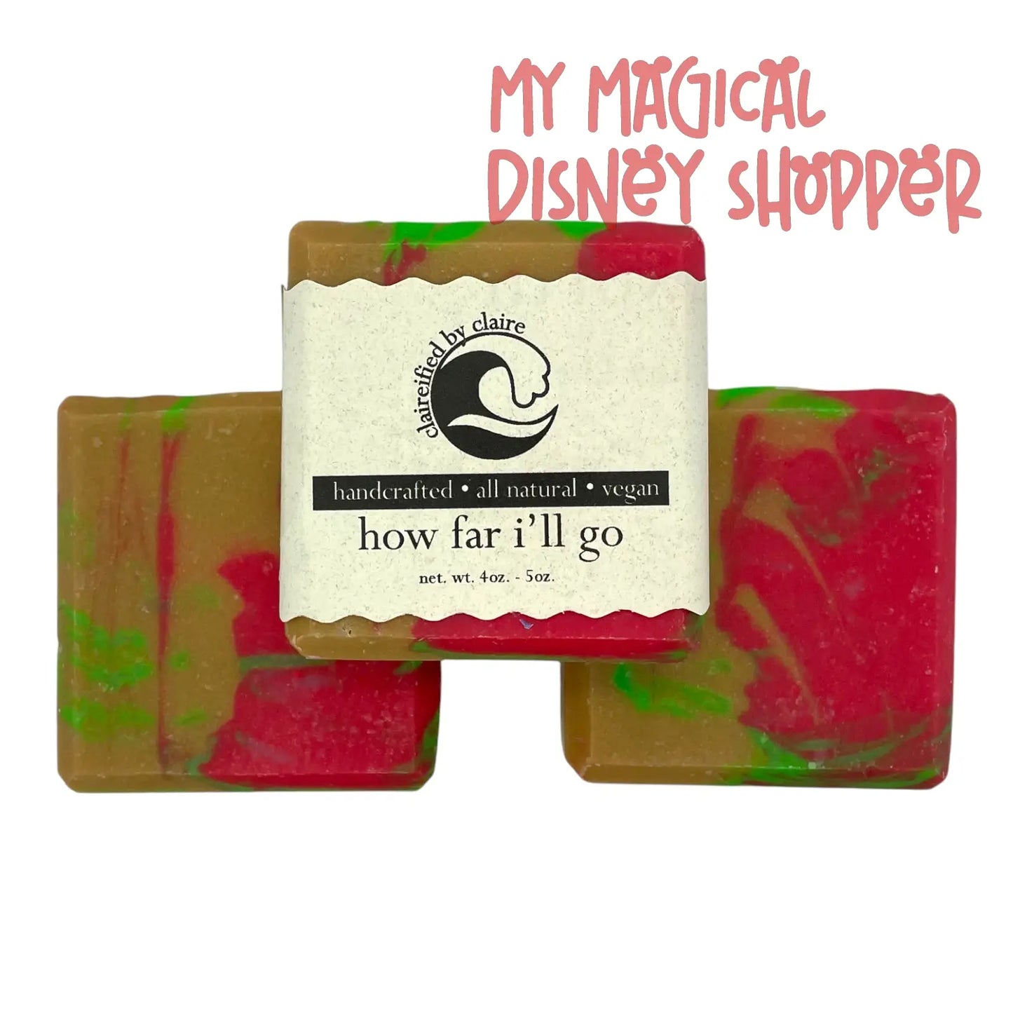 All-Natural Handmade Disney-Inspired Vegan Soap – Choose Your Scent 🧼🏰🌿✨