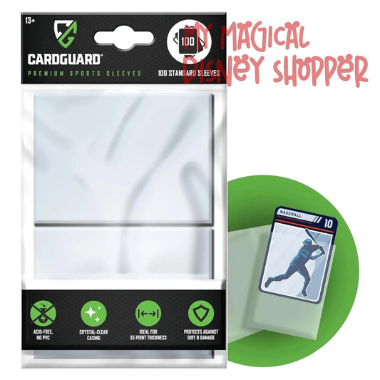 CardGuard Premium Clear Card Sleeves, 100ct