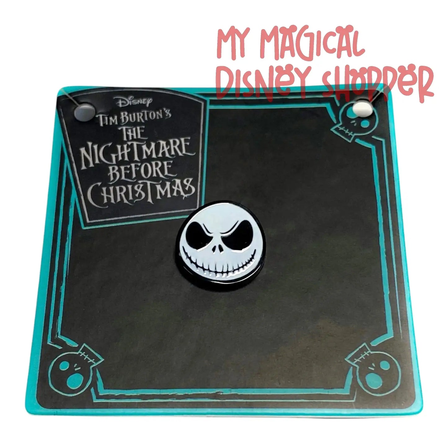 BBBrooke Specially Designed Jack Skellington Band Button Disney Pin 🎺💀
