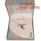 Rose Gold Disney 100 Minnie Mouse Dangle Necklace