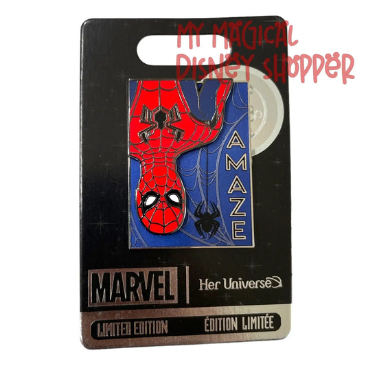 Her Universe Marvel Spiderman Amaze Pin - D23 Limited Edition