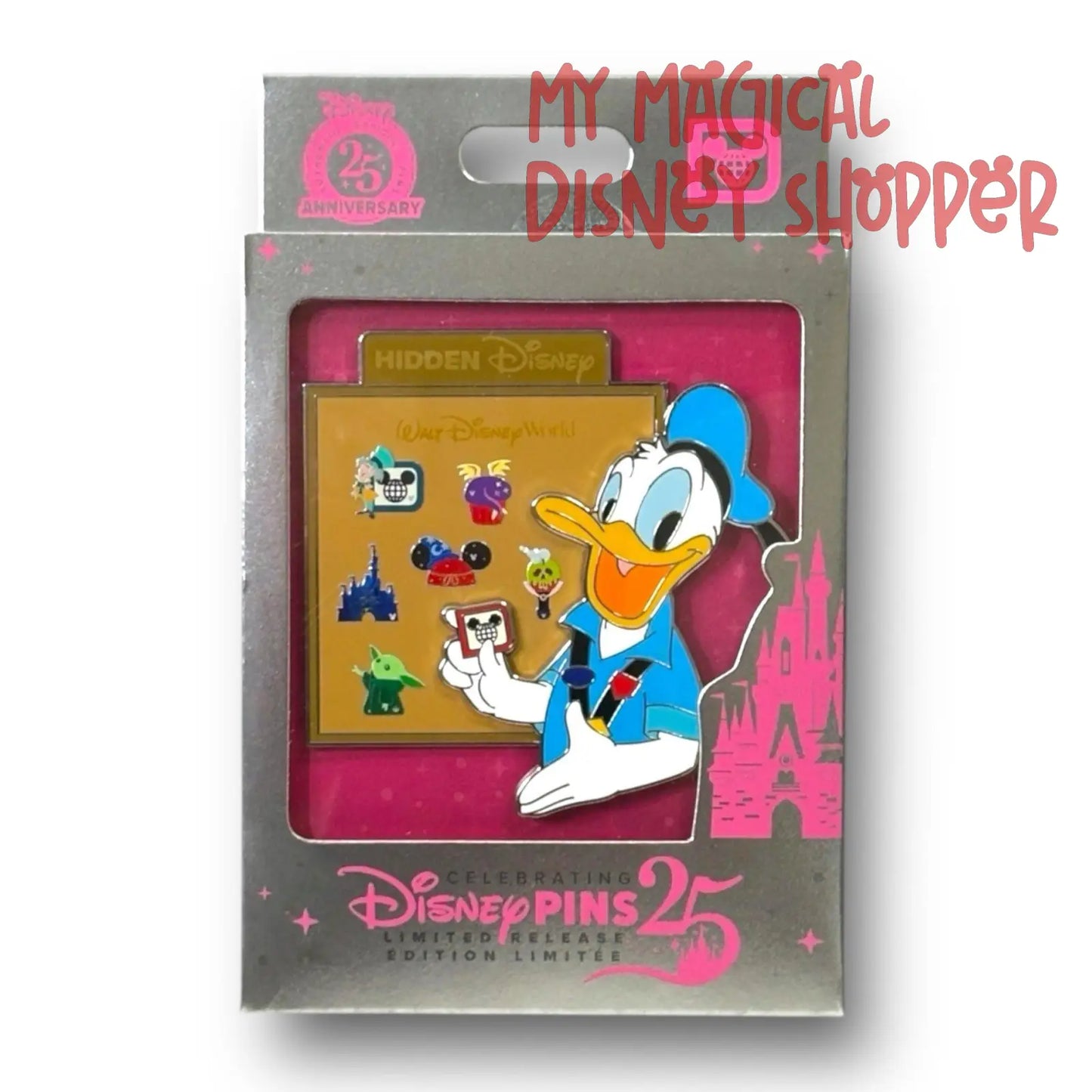 Hidden Disney Pin Trading - Celebrating 25 Years of Disney Pins - Mini Jumbo Pin