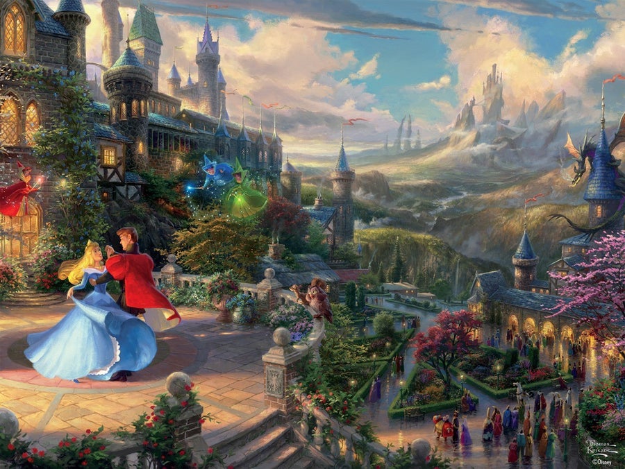 Thomas Kinkade Disney Dreams: Sleeping Beauty Enchanting - 750pc Jigsaw Puzzle by Ceaco
