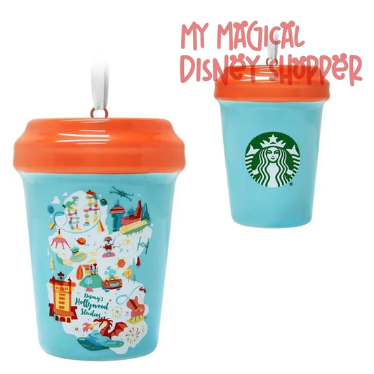 Hollywood Studios Disney Ornament - Starbucks Cup