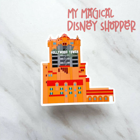 Hollywood Studios Tower of Terror Tower Sticker