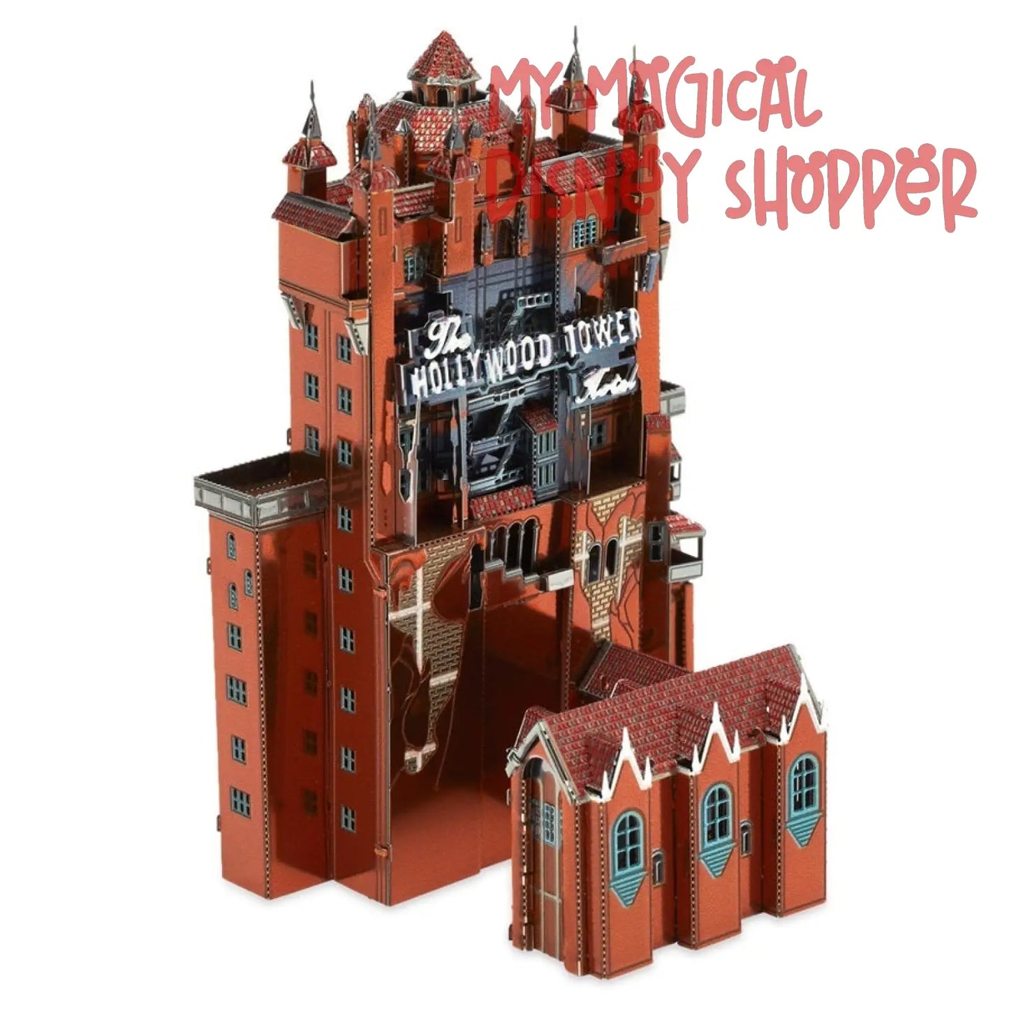 Hollywood Tower of Terror Hotel Metal Earth 3D Model Kit