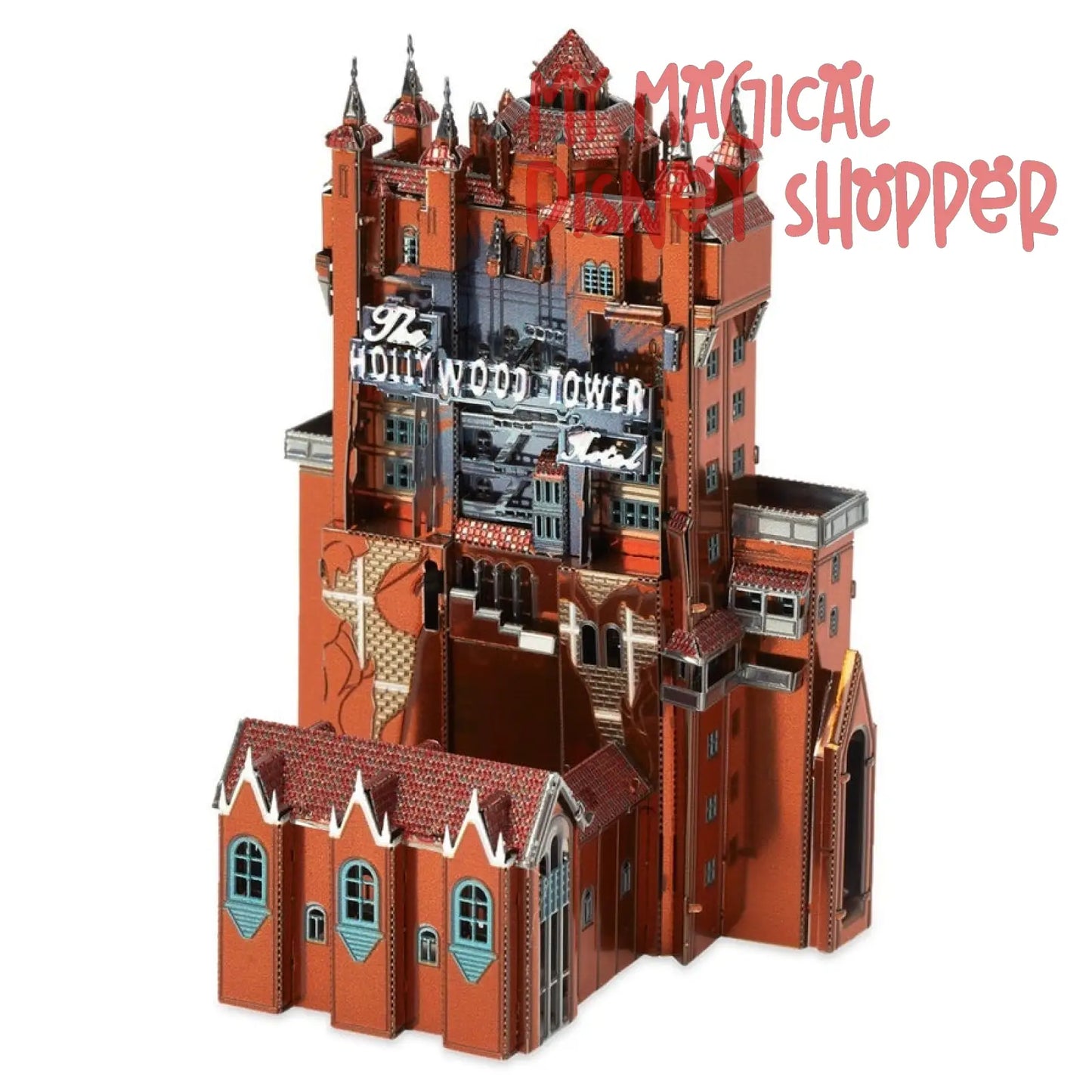 Hollywood Tower of Terror Hotel Metal Earth 3D Model Kit