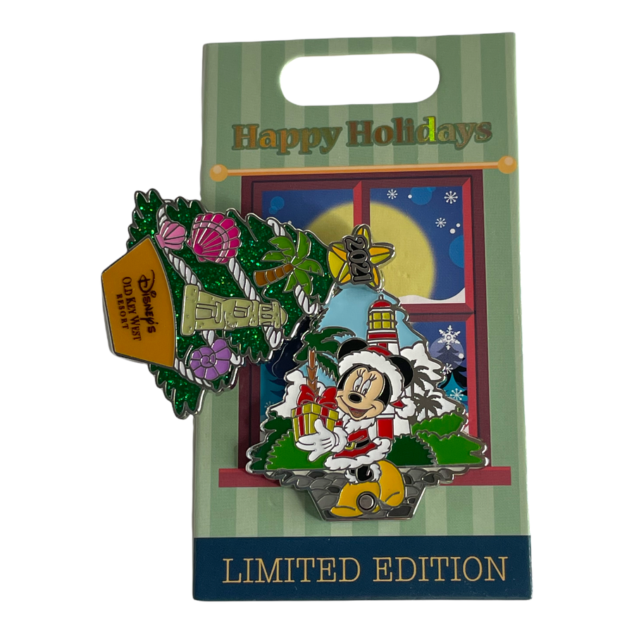 2021 Christmas Tree Happy Holidays Disney's Old Key West Resort - Limited Edition 1500