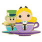 Alice and Mad Hatter Sliding Loungefly Pin -Mad Tea Party - Limited Release