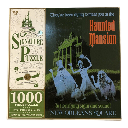 Haunted Mansion 45th Anniversary 1000 Piece Puzzle - Disney Parks Signature - Hard to Find