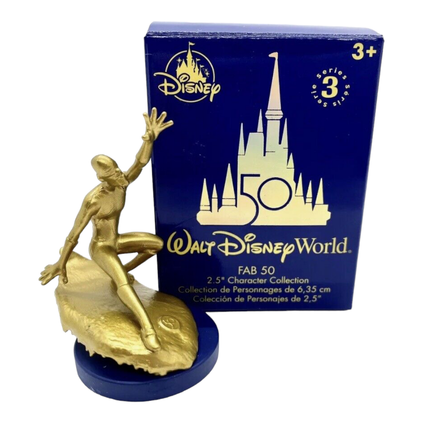 50th Gold Disney Character Figurines - 50th Anniversary
