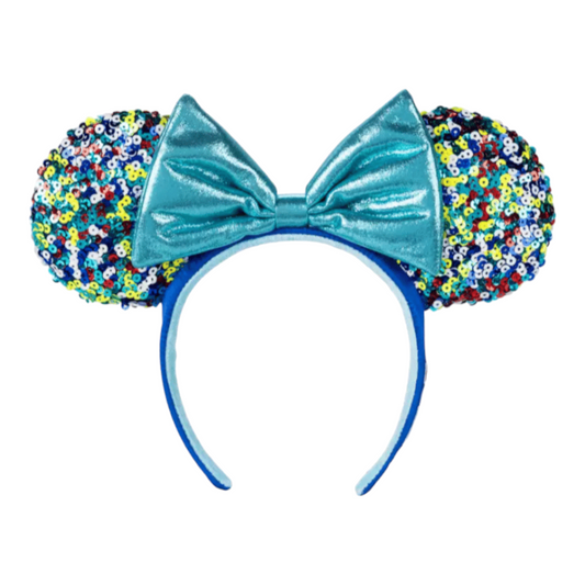 RENTAL Disney Parks Sequined Minnie Mouse Ears Headband 2022