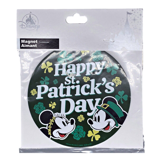 Mickey & Minnie St. Patrick's Day Magnet