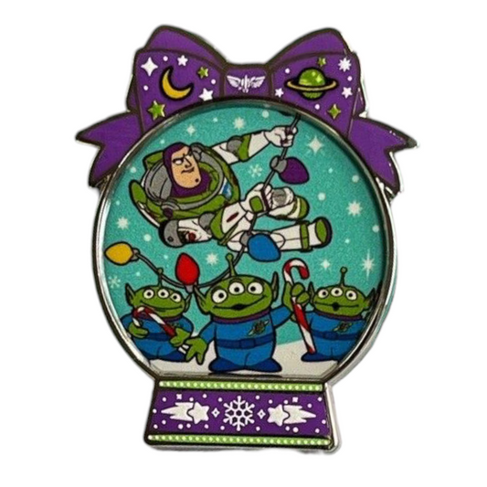 Buzz Lightyear and Little Green Men Disney Pin - Holiday 2022 Gift Card Promotion