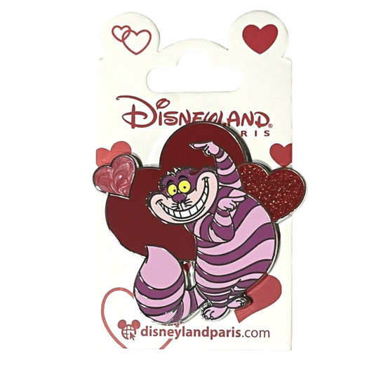 Cheshire Cat Valentine's Day 2022 Pin - Disneyland Paris