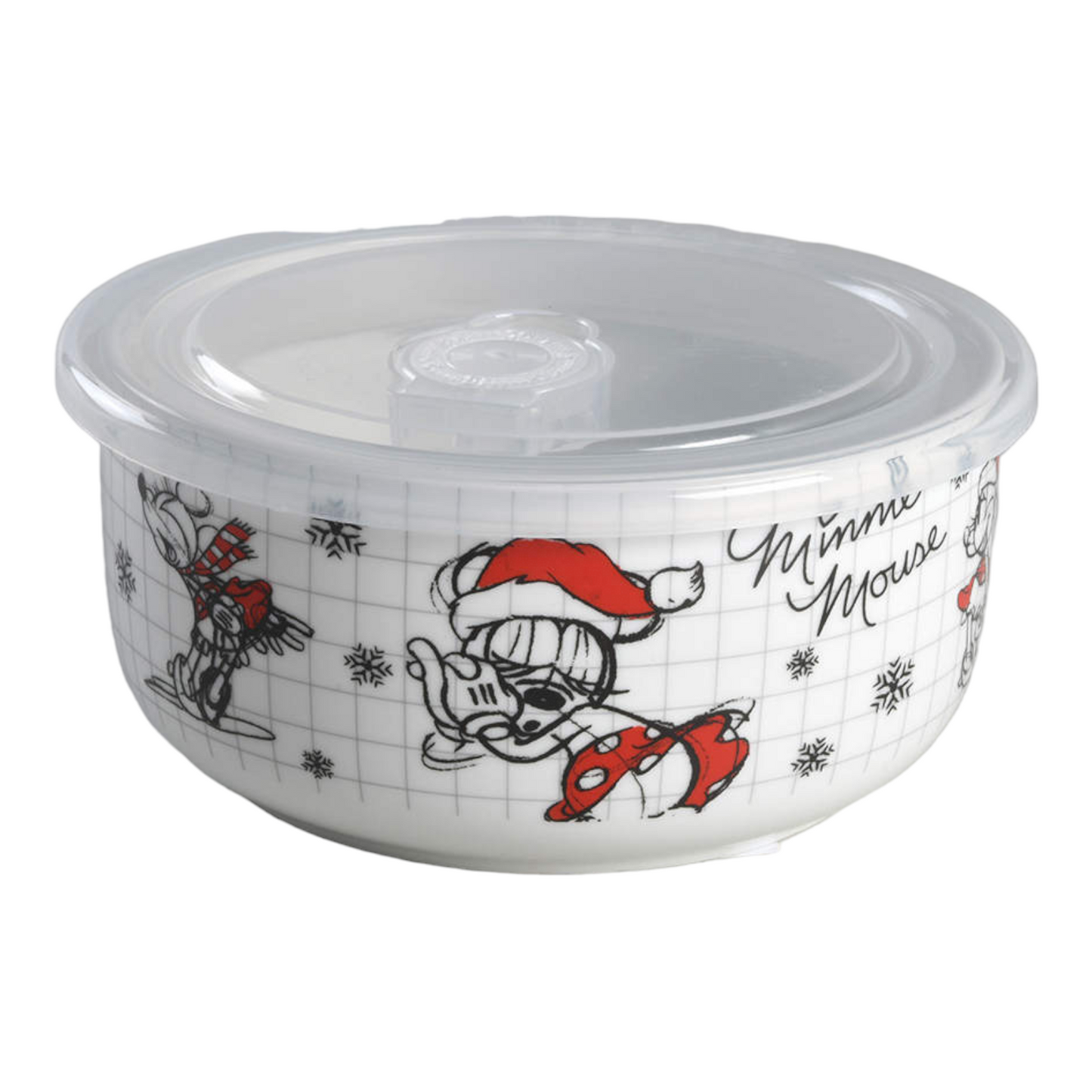 Mickey Mouse Steamer Vented Sketchbook Christmas Bowl - 26 Ounces