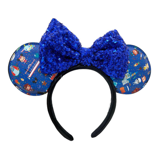 Blue Chibi Loungefly Minnie Ears