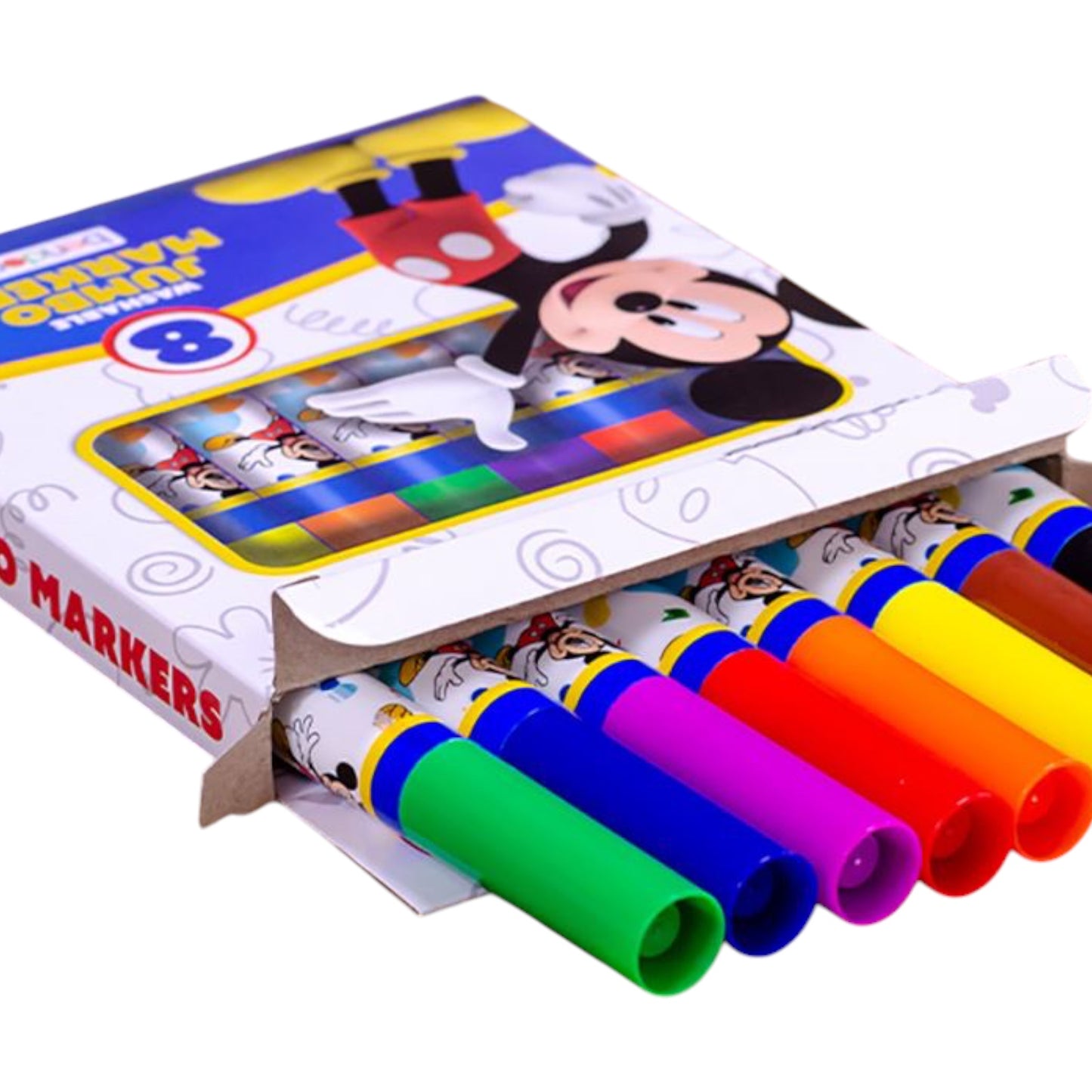 Mickey Mouse Jumbo Markers, 8 Count