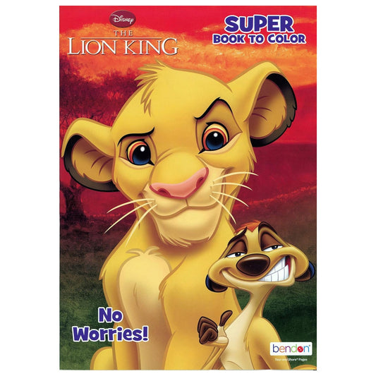 Lion King Coloring Book - 80 Pages