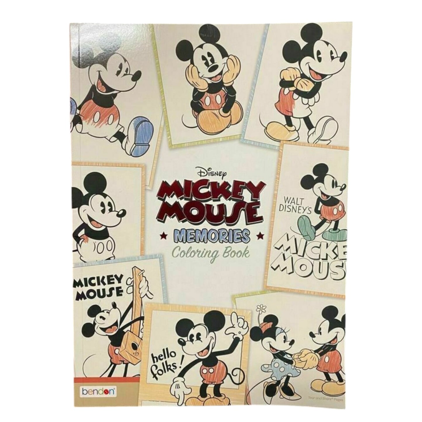 Mickey Mouse Memories Coloring Book - 40 Pages