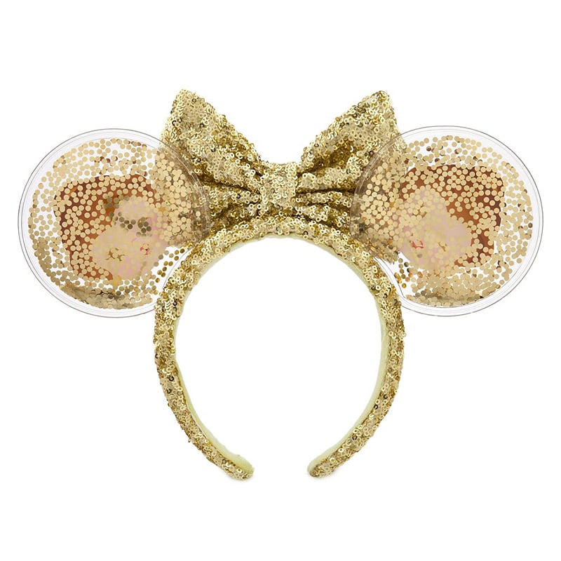 Belle Glitter Beauty and the Beast Minnie Mouse Ears Headband