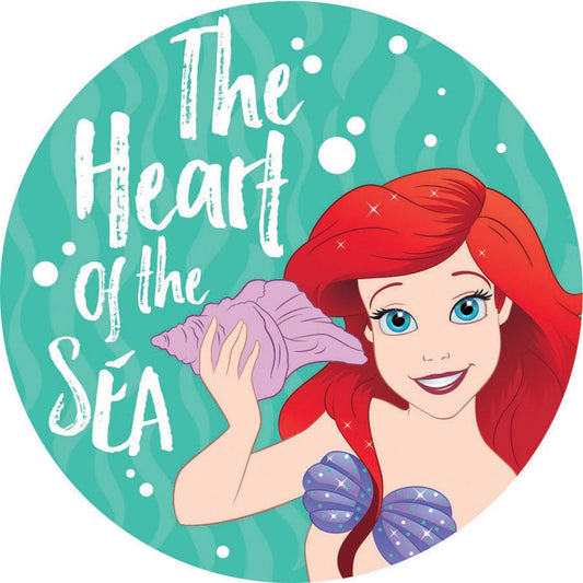 Ariel Ad-Fab™ Disney Princess Adhesive Fabric 3" Sticker