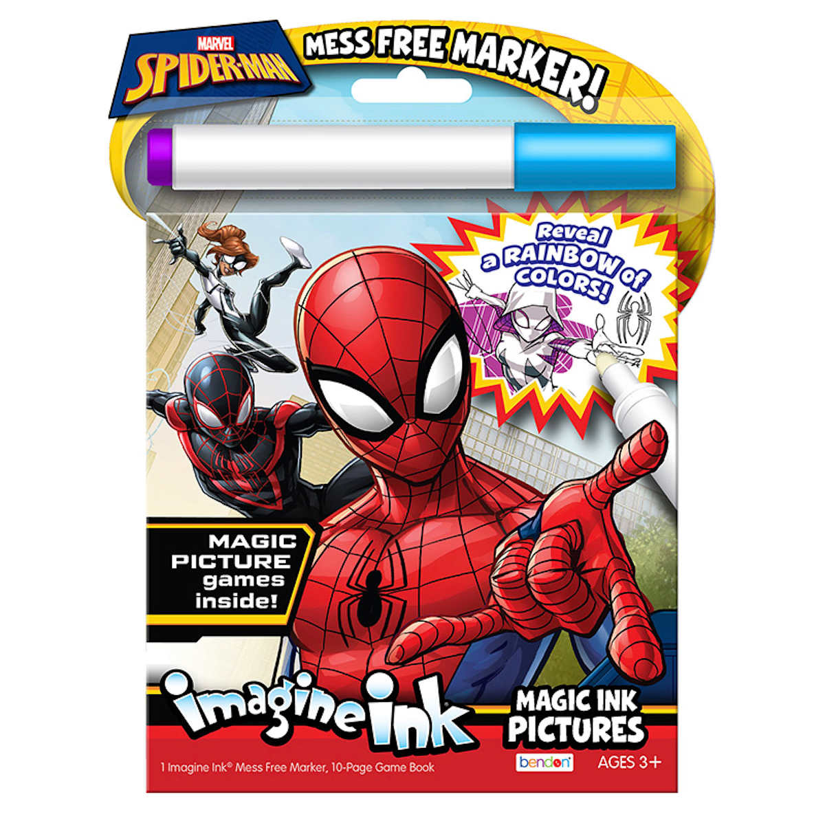 Spider-Man Imagine Ink Coloring Book