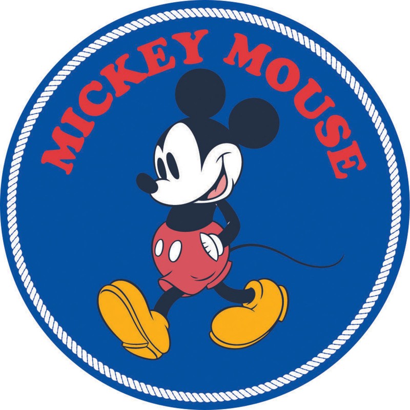 Mickey Mouse Ad-Fab™ Disney Adhesive Fabric 3" Sticker