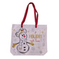 A Holiday At Sea Disney Canvas Tote Bag - Holiday Snowman Mickey - Disney Cruise Line