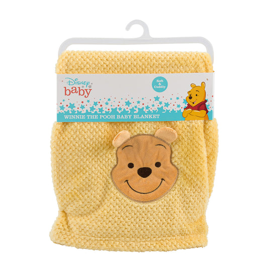 Winnie the Pooh Yellow Baby Blanket