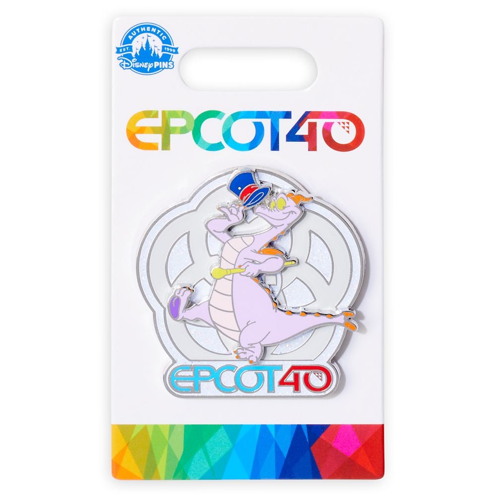 Epcot Figment Top Hat 40th Anniversary Pin