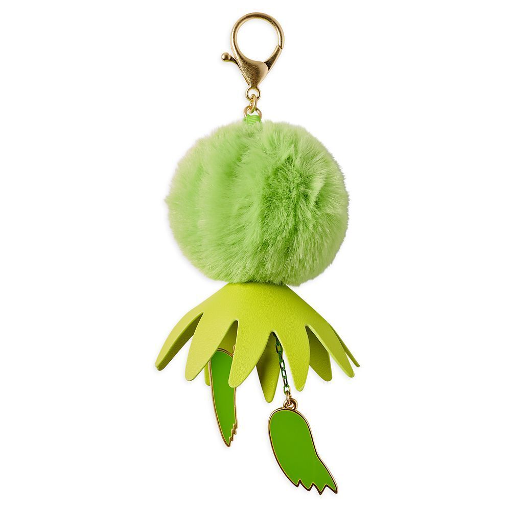 Kermit the Frog Muppets Fuzzy Pom Pom Flair Bag Charm Jewelry