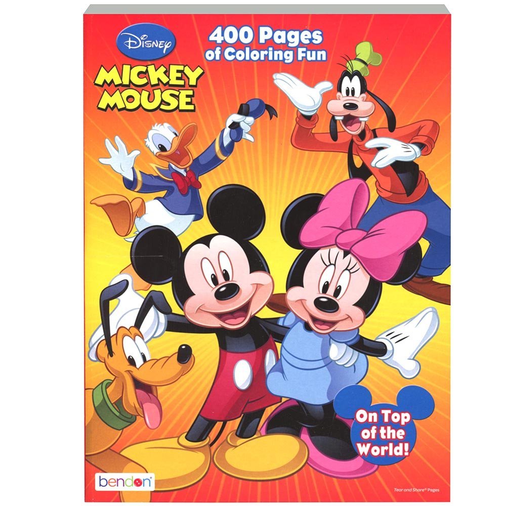 Mickey and Friends Jumbo Coloring Book - 400 Pages