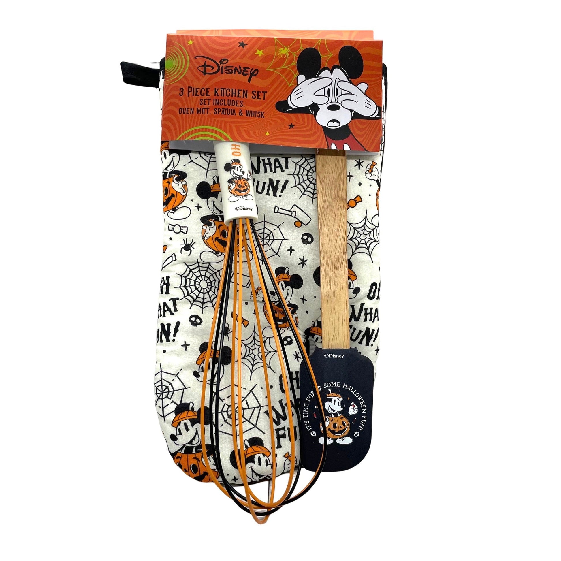 Disney Chef Mickey Mouse 3 Piece Kitchen Set - Dish Towel, Pot Holder, Oven  Mitt in 2023