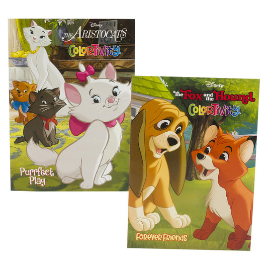 Fox and the Hound & Aristocats Coloring Book