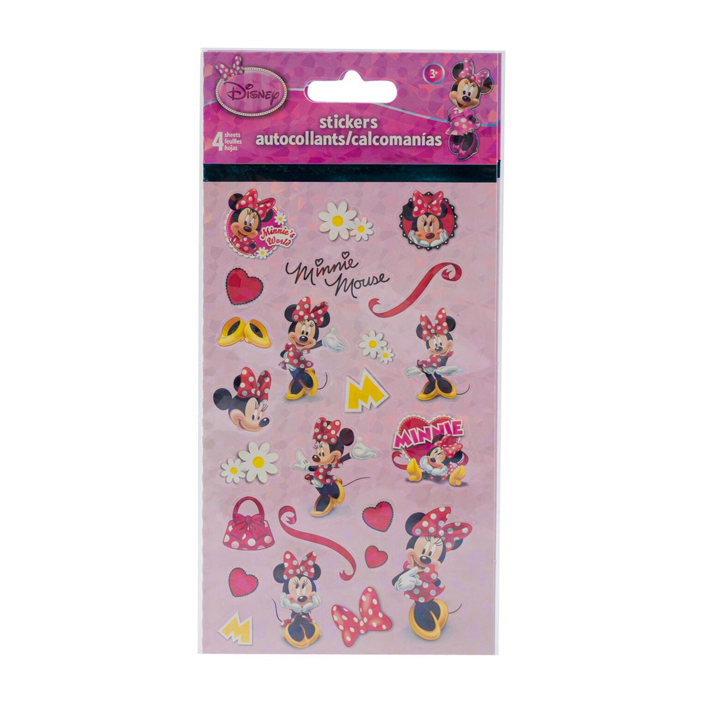 Minnie Mouse Stickers - 4 Sheets