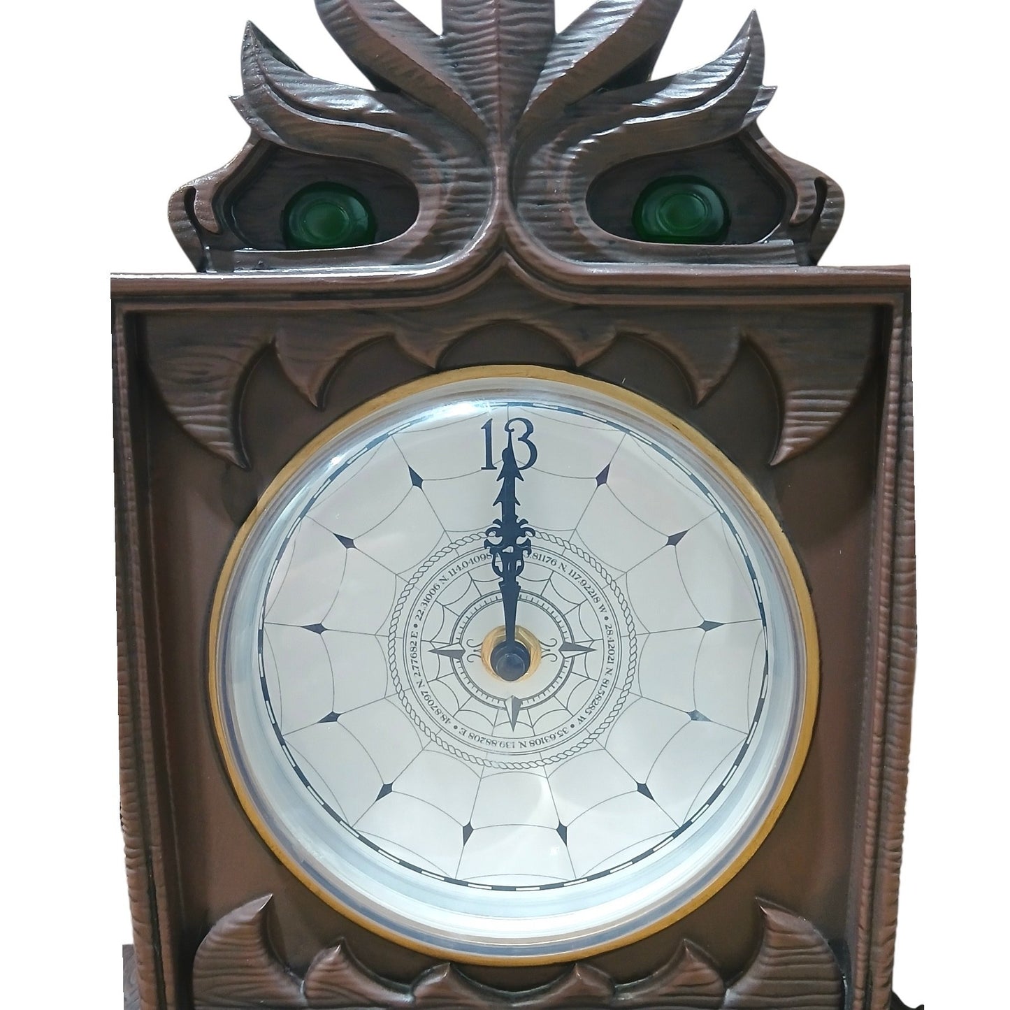 Disney Cruise Line Treasure Exclusive Haunted Mansion Light-Up Mantel Clock