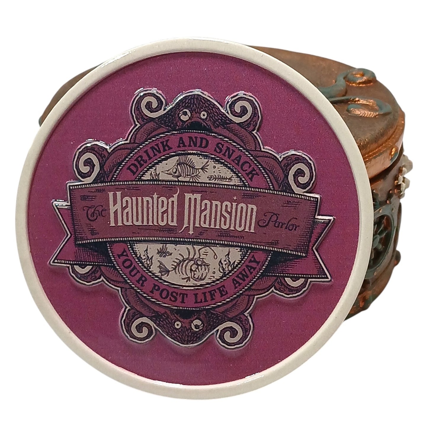 Disney Cruise Line Disney Treasure Haunted Mansion Skipper Periscope Coaster Set