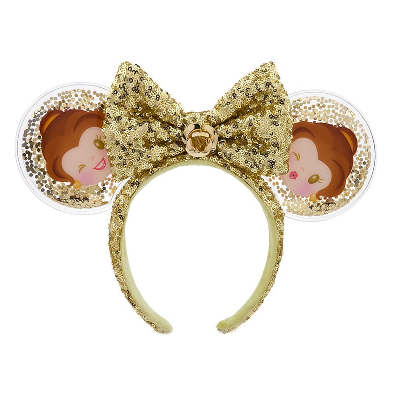 Belle Glitter Beauty and the Beast Minnie Mouse Ears Headband