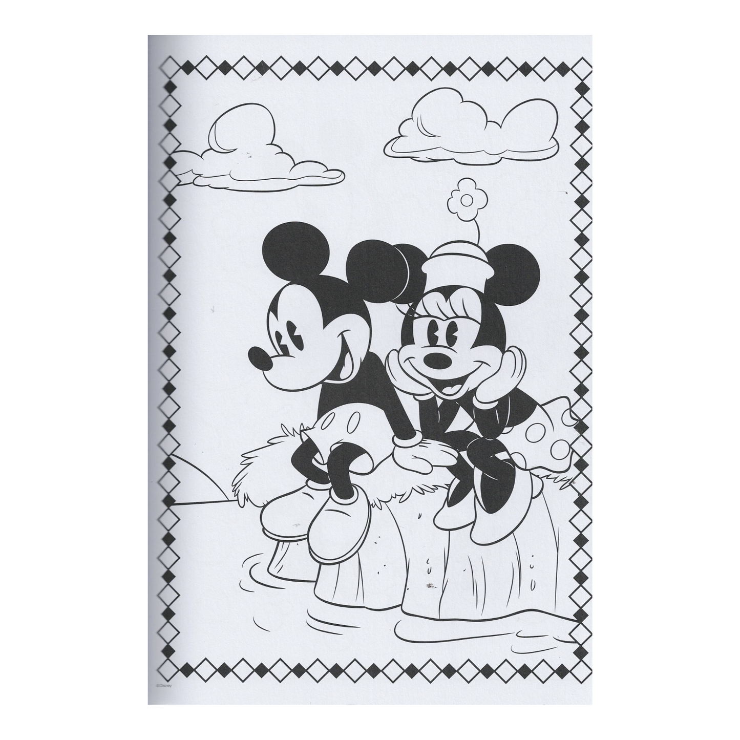 Mickey Mouse Memories Coloring Book - 40 Pages