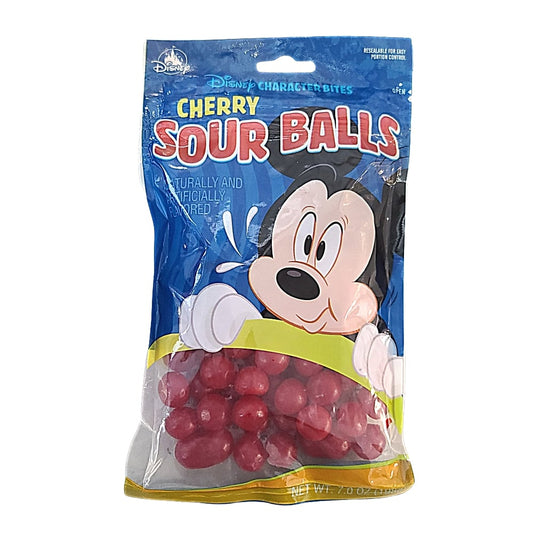 Mickey Sour Cherry Balls Disney Candy - Disney Character Bites